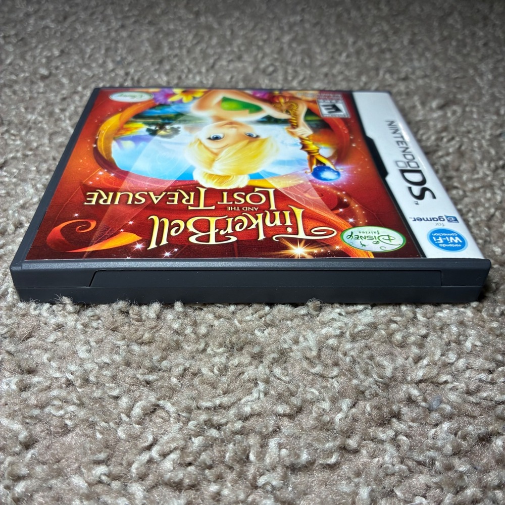 Disney Fairies Tinker Bell and the Lost Treasure Nintendo DS Manual Poster CIB - Picture 9 of 9